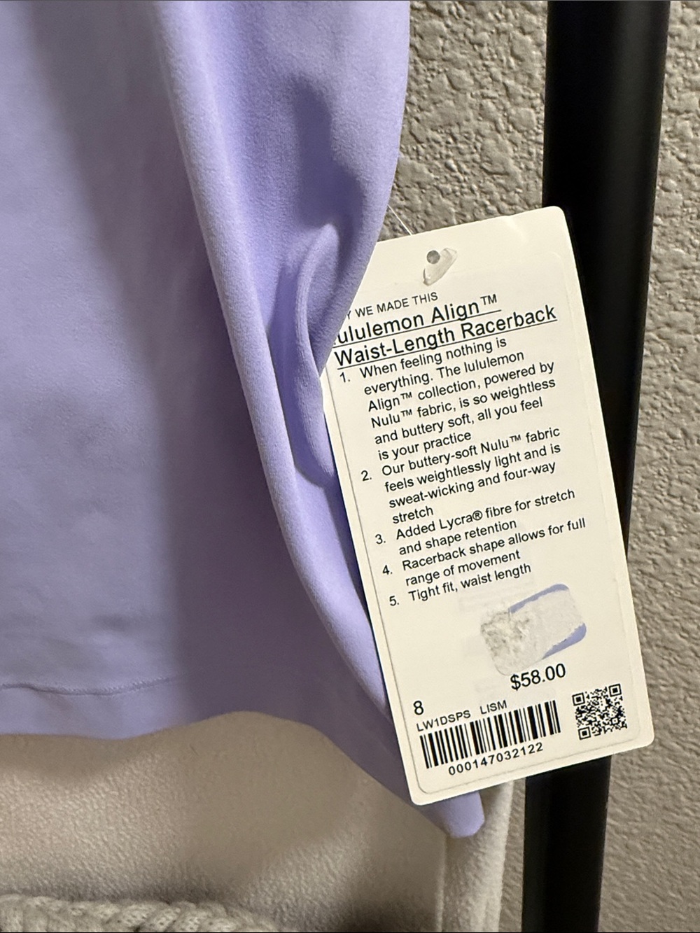 Lululemon align waist length Razorback - Picture 2 of 3
